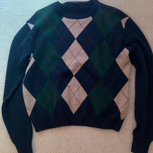 Brandy Melville argyle sweater